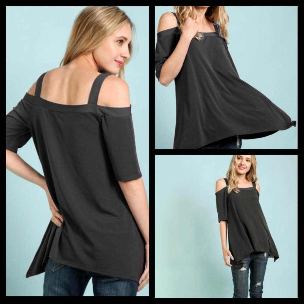 Swingy Cold-Shoulder Top!